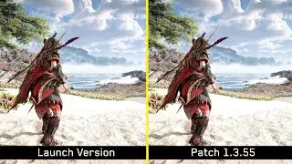 Horizon Forbidden West | Launch Version vs Patch 1.3.55 | XeSS 1.3, Nvidia Reflex and more.