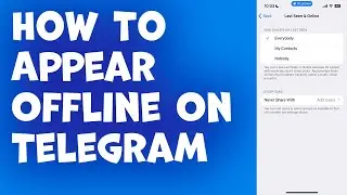 How To Appear Offline On Telegram iPhone
