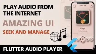 Flutter Tutorial | Play Audio From Internet | Flutter Audio Player