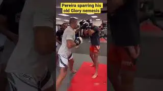 Alex pereira sparring Glory kick boxing champion Yousri Belgaroui. #alexpereira #ufc