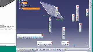 Catia lecture Sheetmetal 4 -  Creation of basic Sheetmetal part