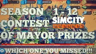 SimCity Buildit Contest Of Mayors season Prizes