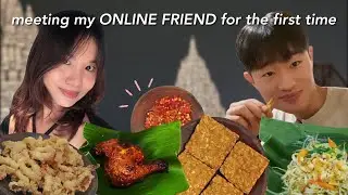 KETEMU TEMAN KOREA ONLINE PERTAMA KALI — ajak makan makanan indonesia & nonton ramayana ballet 🇰🇷