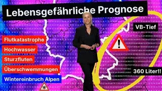 Gefahr durch VB-Tief: Heftiger Starkregen und Schneemassen – Wetterchaos vorprogrammiert!