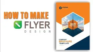 How To Make Flyer Design  in Corel Draw /  Corporate Flyer Design  in CorelDraw - Awais Graphics