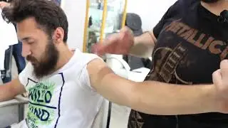 ASMR Turkish Barber Massage  |Hand Massage | Shoulder Massage | Arm Massage