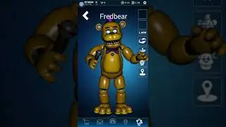 (C4D/FNAF) Fredbear in FNAF AR