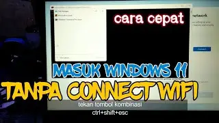 Tutorial Install Windows 11 Home Tanpa Koneksi Internet🔥 - how to skip wifi installation windows 11