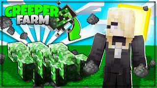 COME COSTRUIRE UNA FARM DI CREEPER SU MINECRAFT!