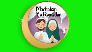 Ramadan And Eid al-Ftr Stickers Animation | Free Chroma Key| Green Screen