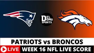 NEW ENGLAND PATRIOTS VS DENVER BRONCOS LIVE - NFL Sunday Night Football Dec 24, 2023