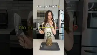 How to open a pineapple correctly 🤤 #VictoriaPfeifer