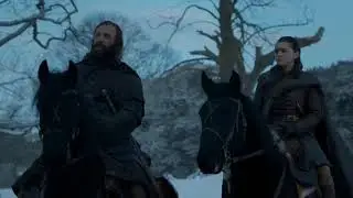 Arya And The Hound Scene / Game of Thrones 8x04