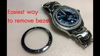 How to remove rotating watch bezel with ease