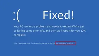 Fix DPC WATCHDOG VIOLATION in 1 Minute - Windows 10 - How to Fix