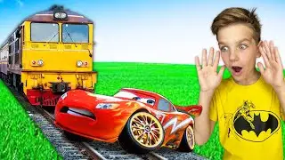 Mark and stories about new cars attacked by a train