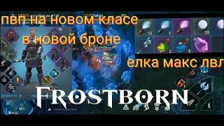 Пвп на новом классе в новой броне .Ёлка максимального лвл в Frostborn: Action RPG