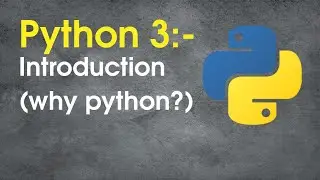 python lecture 1 - Why Python?