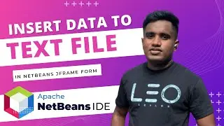 Insert data to txt file  - Java jframe form Netbeans tutorial