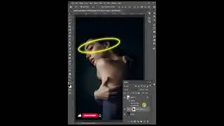 How to Create a Halo in Photoshop  #photoshop #shorts