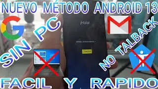 Nuevo Método sin pc 2023 / Quitar Cuenta google motorola moto android 13