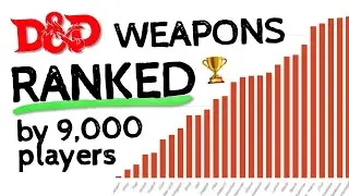 All D&D 5e Weapons RANKED (by 9,000 Players)