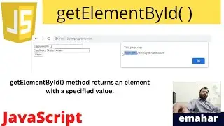 getElementById method in JavaScript | JavaScript