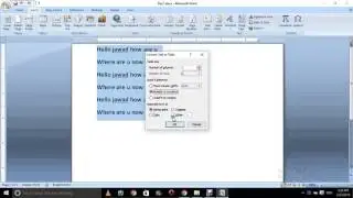 Microsoft Word 2007 Table In Hindi and Urdu part 3