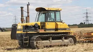 1980s Caterpillar AG6 crawler | Simba 2B discs and Cultipress | Cat | Steel Tracks at Work DVD