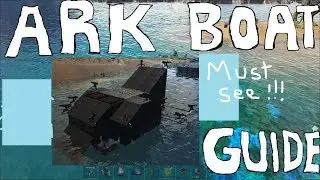 Mining Boat Tutorial, Deadly PvP motorboat - Ark Survival Evolved