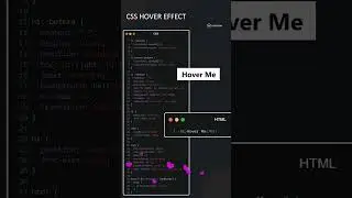 Cool css hover effect using #html #css ¦ source code in Description #shorts