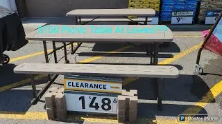 $150 Picnic Table At Lowes???