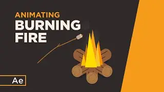 How To Animate Burning Fire - After Effects Tutorial