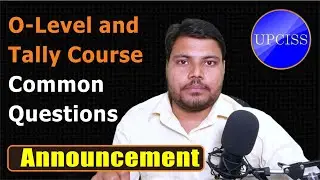 O Level Course Common Questions and Tally Course Common Questions UPCISS