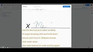 Inserting Signature in Google Docs