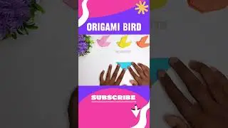 TUTORIAL ORIGAMI BIRD #origami #papercraft #diy #shorts