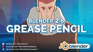 NEW GREASE PENCIL - Blender 2.8 Alpha