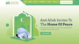 Islamic HTML CSS Responsive Website - So stunning and clean