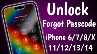 Unlock Forgot Passcode All iPhone | Remove iPhone Passcode | Reset iPhone Passcode