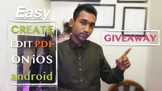 How to create and edit PDF on iOS and android easy 2023 | 💯 subscriber mark Giveaway |LumaFusion 2.4