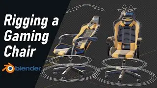 Rigging a Gaming Chair in Blender Under 2 Minutes