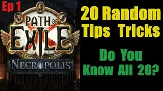 20 Random Tips & Tricks - Do You Know All 20? - Path of Exile Necropolis PoE 3.24