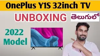 OnePlus Y1S 32 inch HD TV |UNBOXING| In Telugu| Oneplus 2022 model