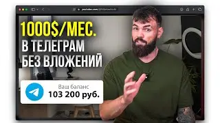 Мой Путь к 1000$ в Telegram за 3 Месяца Без Копейки Вложений