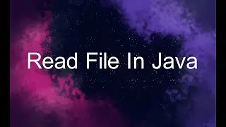 Read File In Java