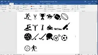 How to insert sport symbols in word