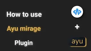 Acode Latest Plugin Ayu mirage In Android Mobile