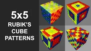 5x5 Rubik’s Cube Patterns