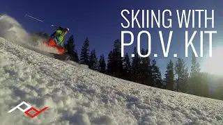 Skiing with P.O.V. Kit & Capture Camera Clip by Peak Design