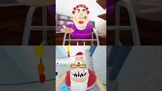 Roblox Game Play _ Evil Grandma Vs Christmas Mr Stinky Detention!